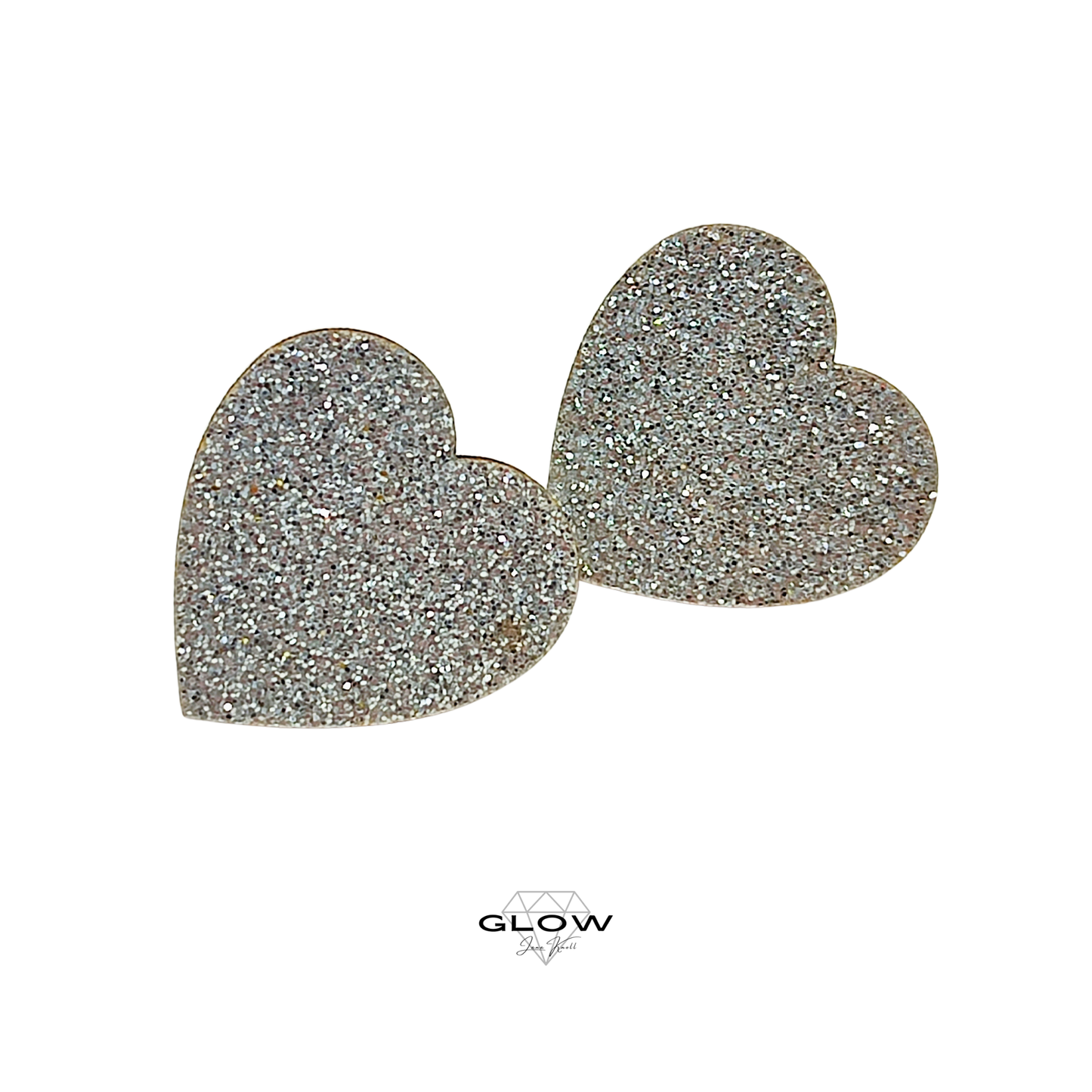 Herz Cabochon Ohrstecker