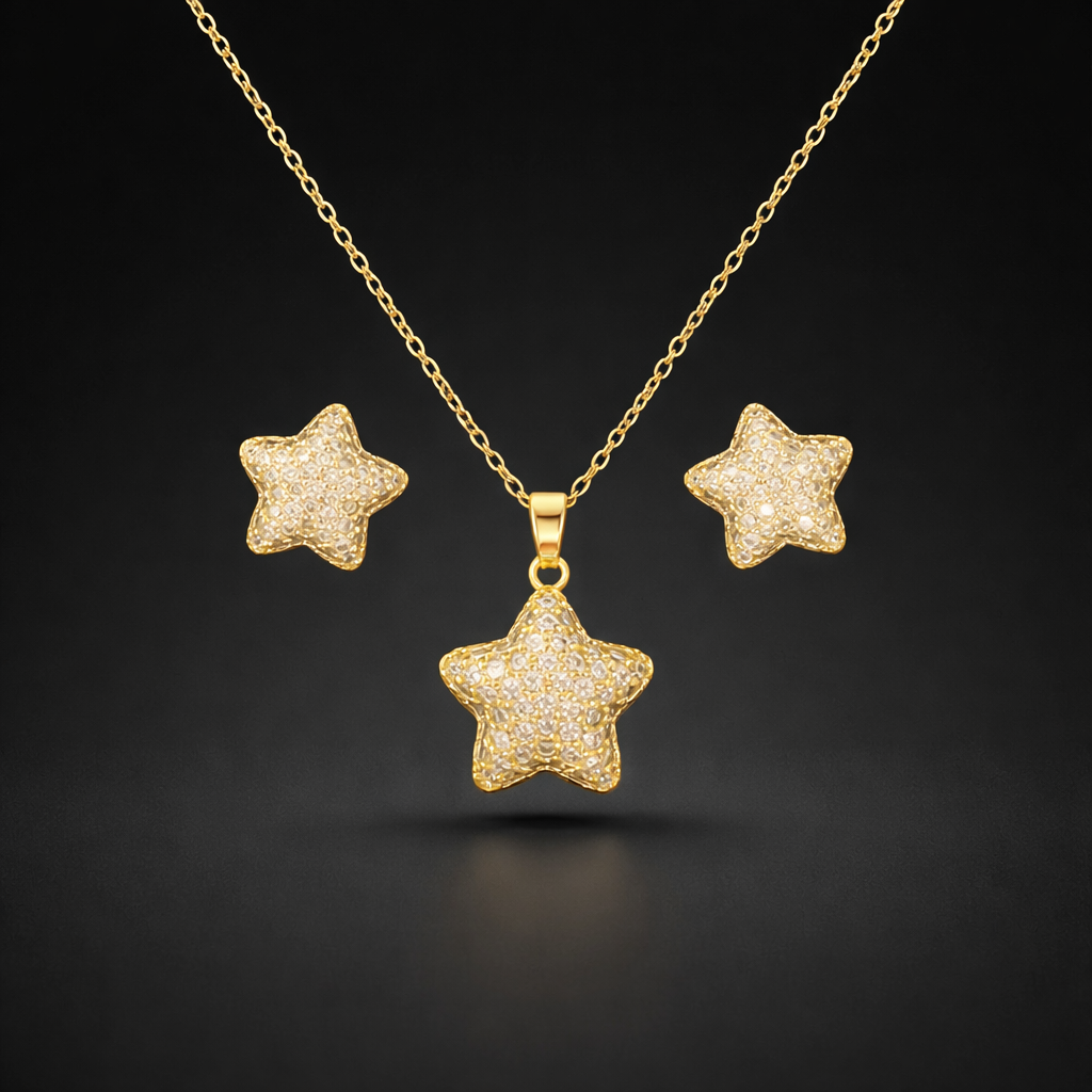 Schmuck-Set – Halskette & Ohrstecker