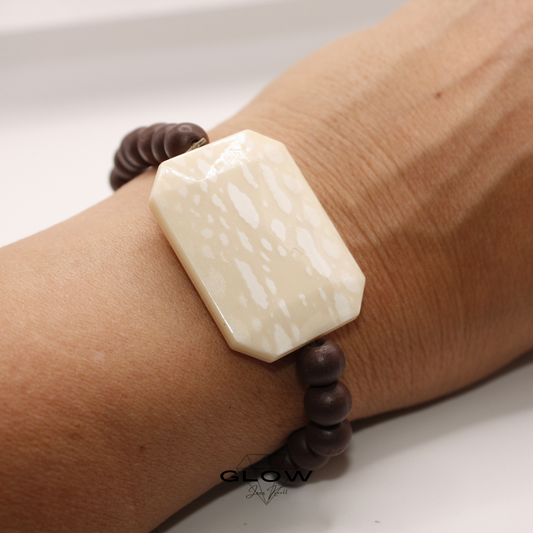 Perlenarmband mit Schmuckperle