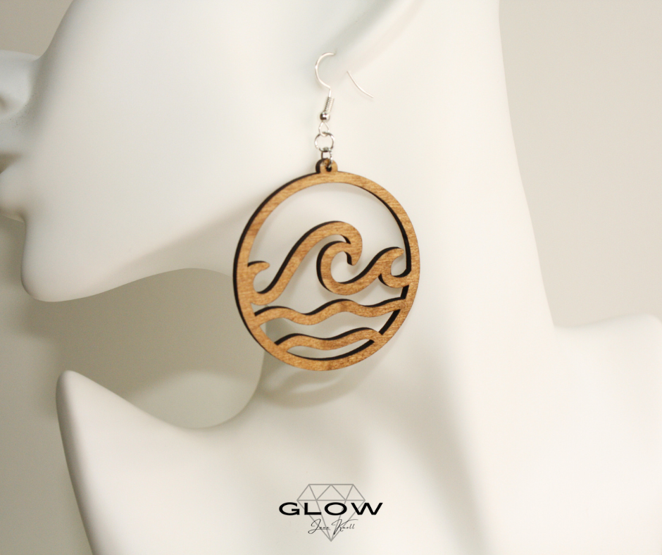 Holz Ohrhänger