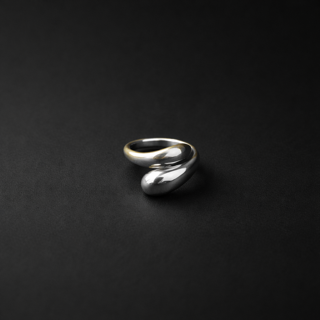 Double Drop Ring– Edelstahl