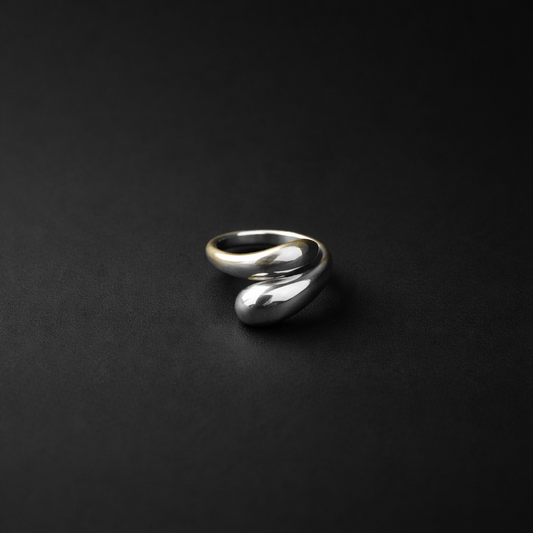 Double Drop Ring– Edelstahl