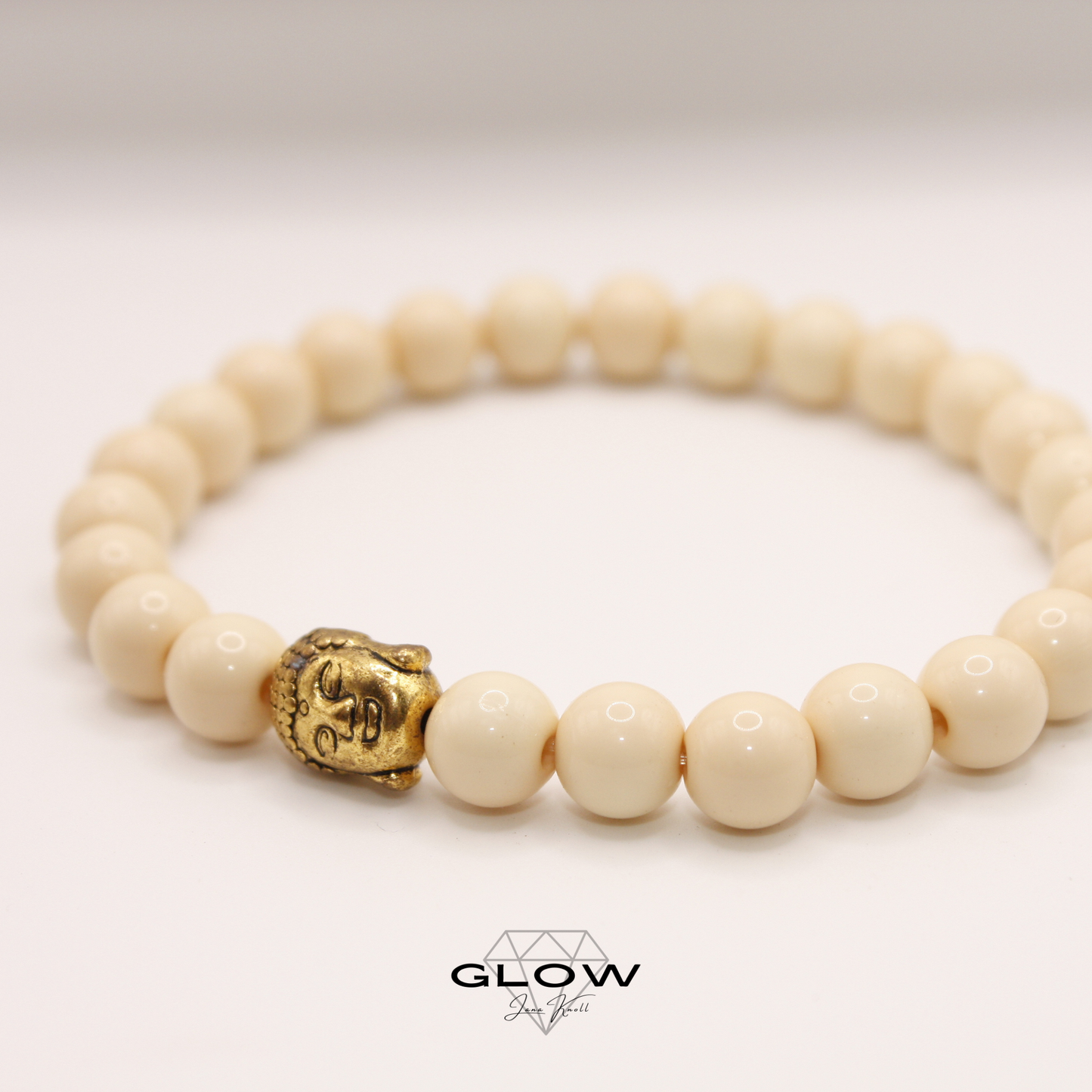 Perlenarmband mit Buddha Schmuckperle