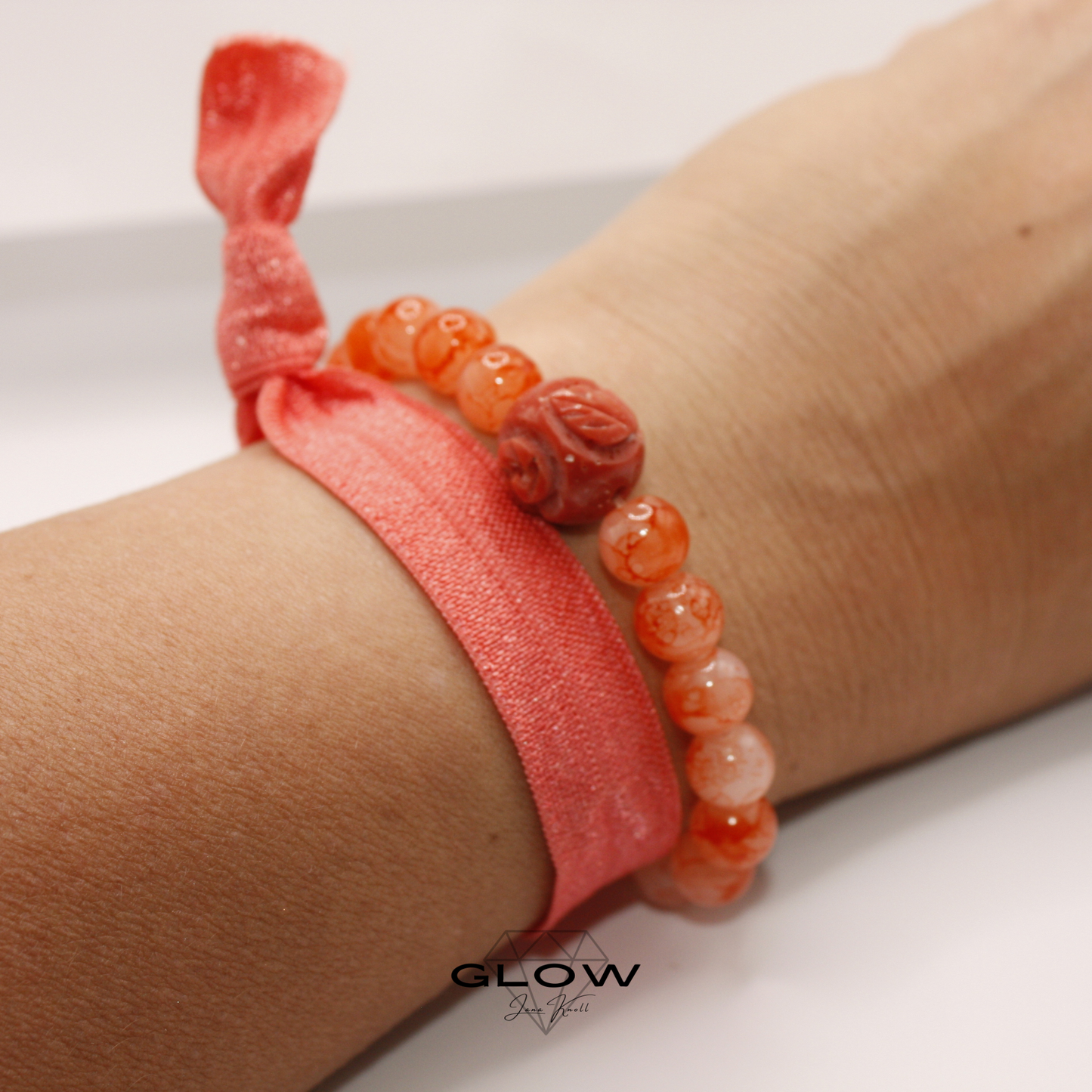 2er Set Perlen- und Ibizaarmband