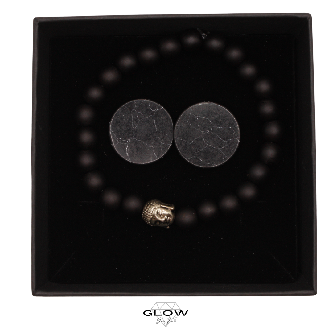 Schmuckset / Perlenarmband und Ohrstecker