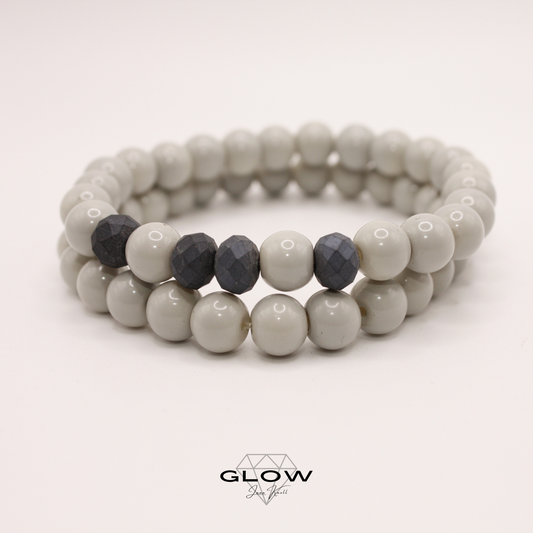 2er-Set Perlenarmband