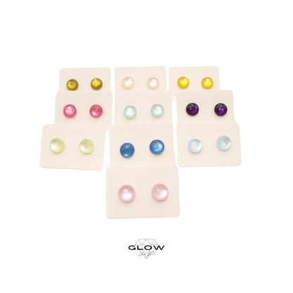 7mm Cabochon glänzend