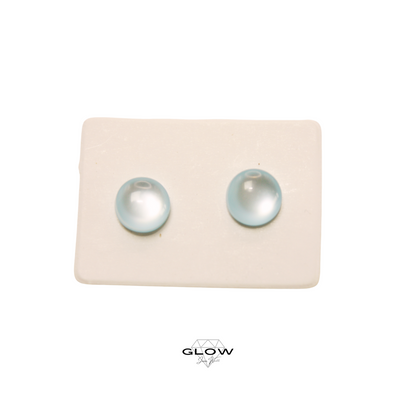 7mm Cabochon glänzend