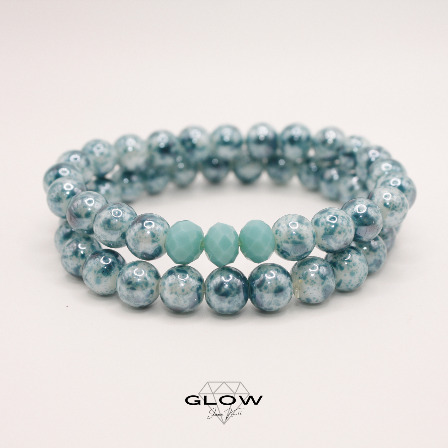 2er-Set Perlenarmband