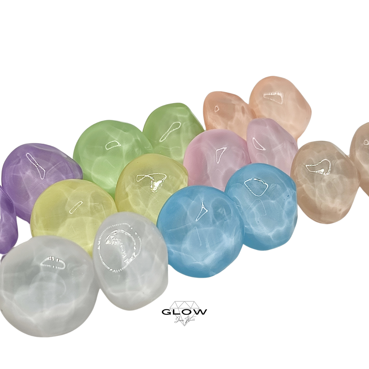 20mm Ohrstecker "Pastel"