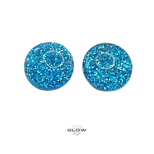 16mm Glitzer Cabochon