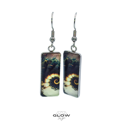 Eckiger Motivcabochon