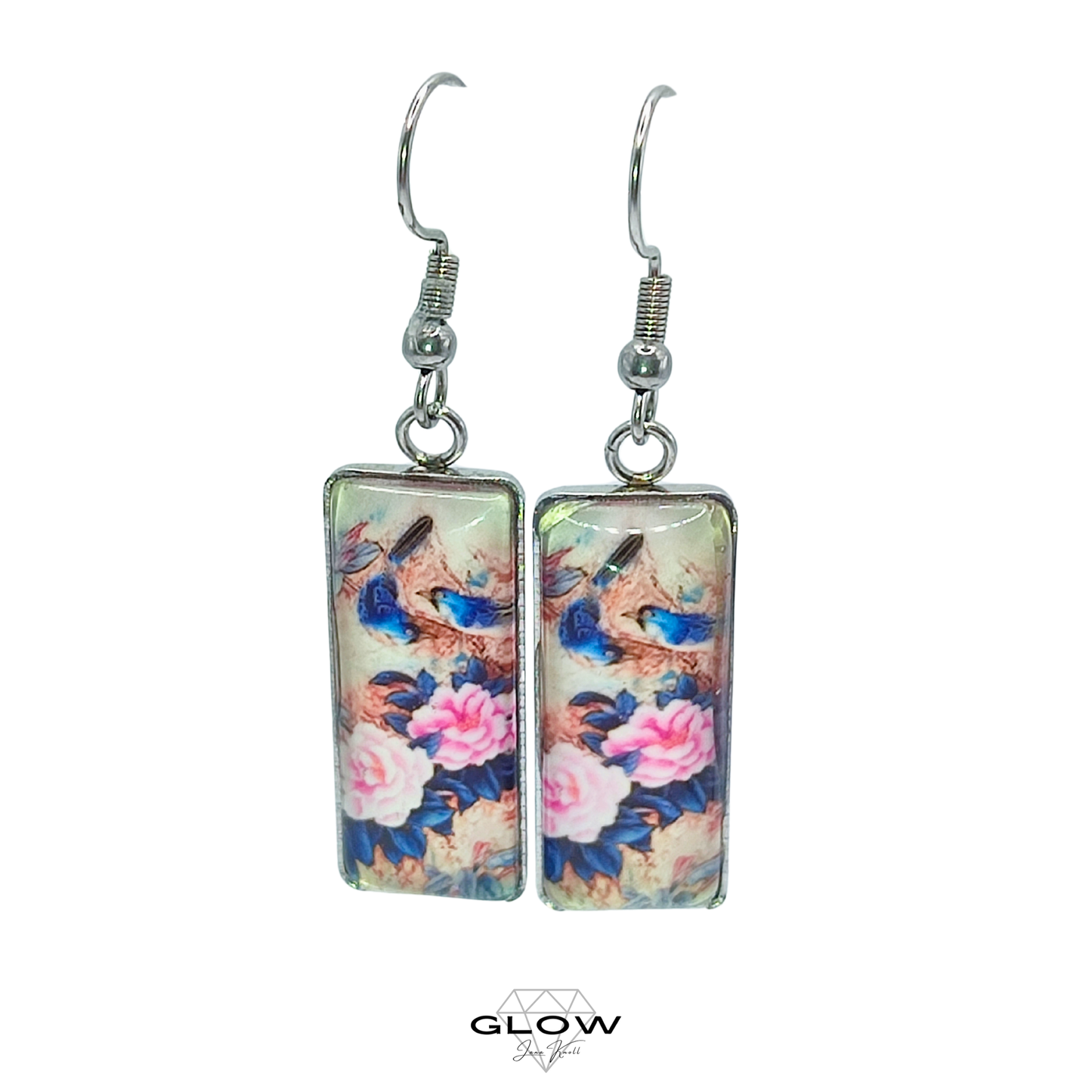 Eckiger Motivcabochon