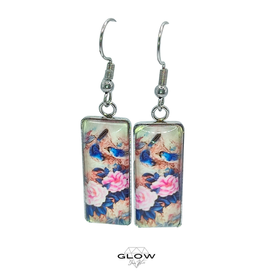 Eckiger Motivcabochon