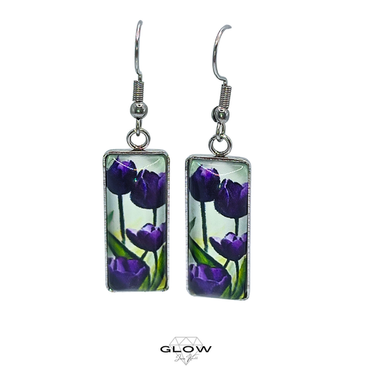 Eckiger Motivcabochon