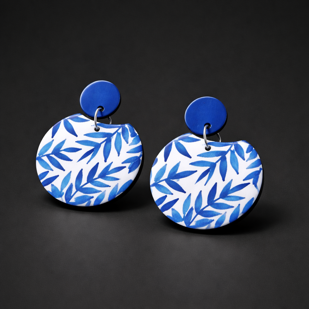 Ohrringe „Azure Leaves“