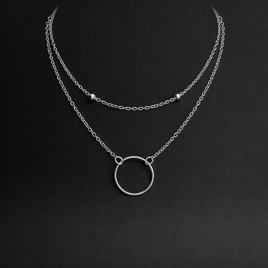 Layering-Doppelkette "Double Circle"