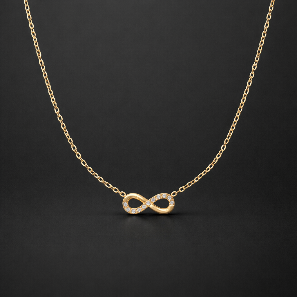 Halskette „Infinity Sparkle“