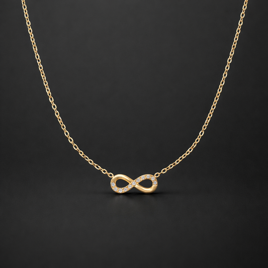 Halskette „Infinity Sparkle“