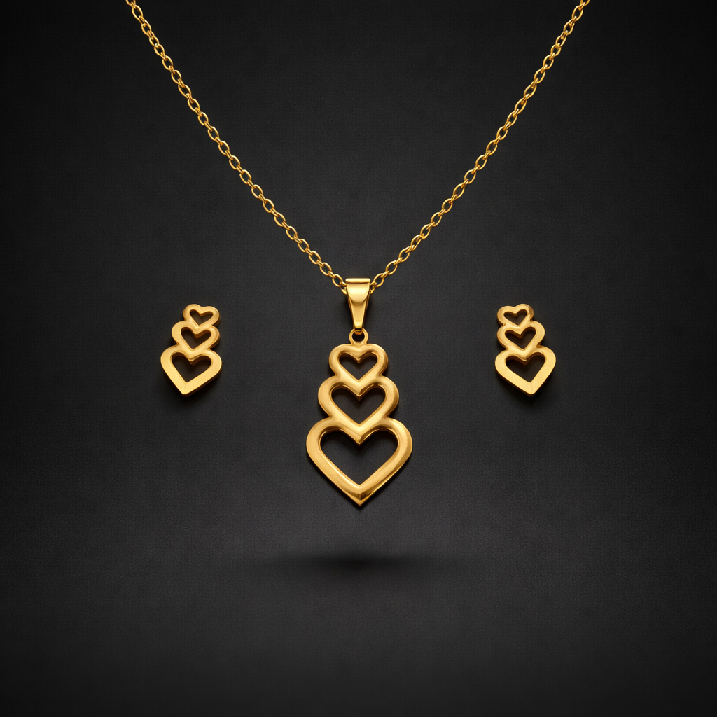 Schmuck-Set – Halskette & Ohrstecker