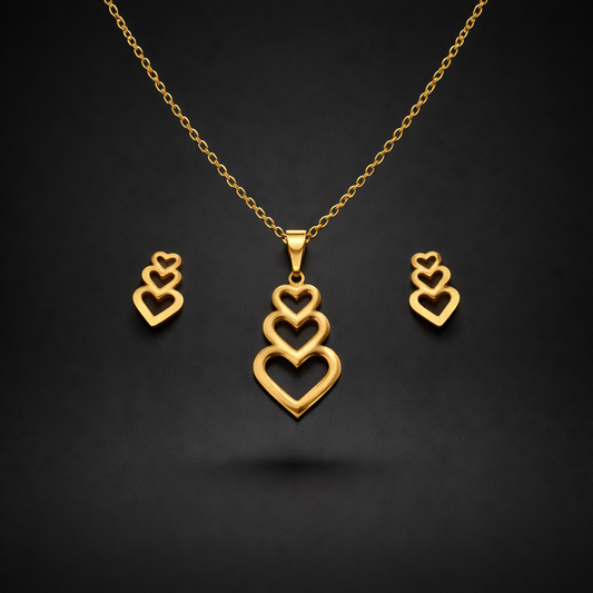 Schmuck-Set – Halskette & Ohrstecker